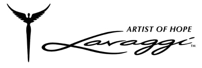 Lavaggi Logo type with Angel of Reconciliation