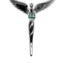 Birthstone Angel Necklace - Lavaggi Fine Jewelry