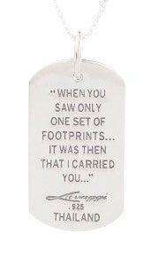Footprints Truth Tag - Lavaggi Fine Jewelry