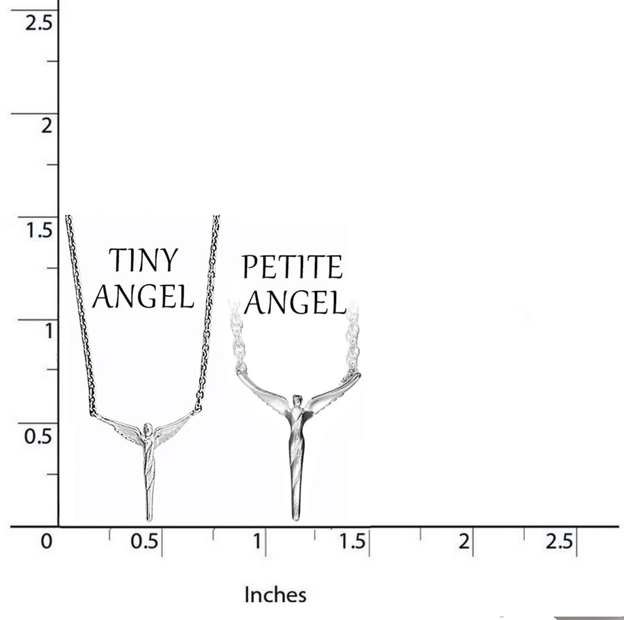 TINY ANGEL NECKLACE - Lavaggi Fine Jewelry